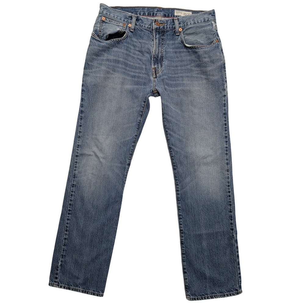 Cremieux Straight Leg Jeans Mens 33x32 Blue Medium Wash 100% Cotton